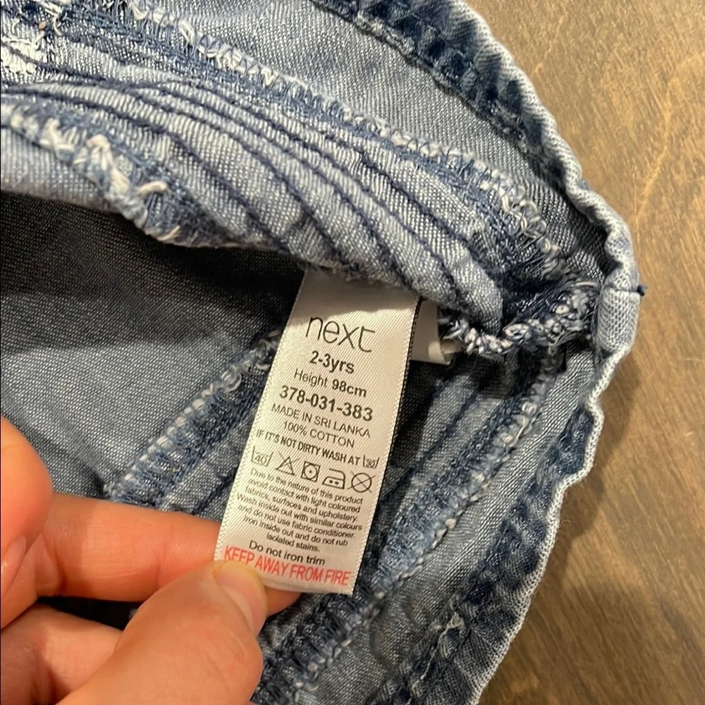 (Next) Denim Girl Dress size 2-3yrs